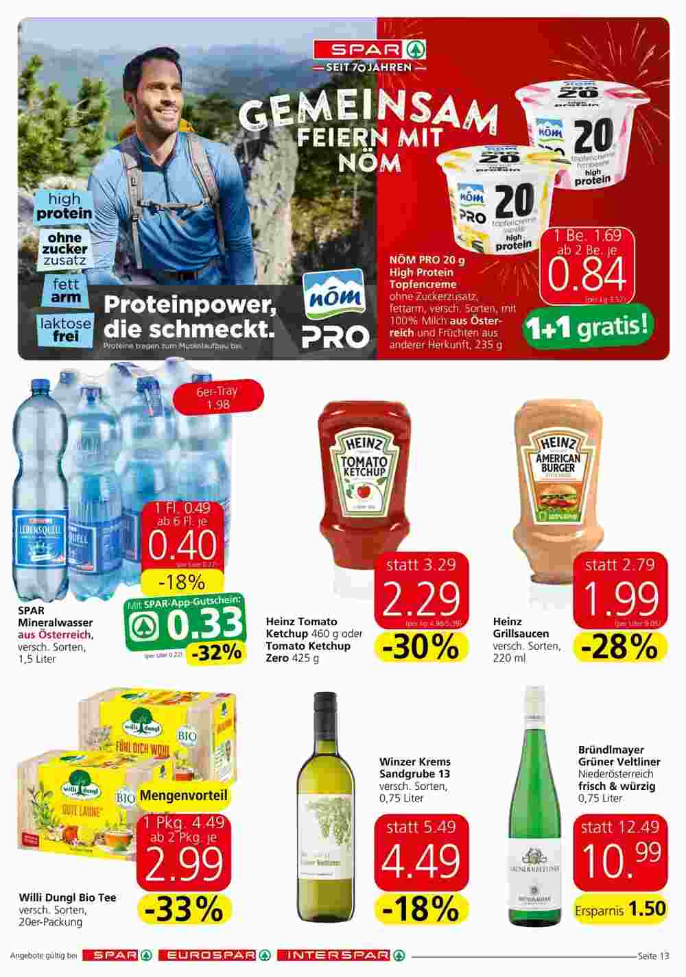 Spar Flugblatt (ab 10.10.2024) - Angebote und Prospekt - Seite 13