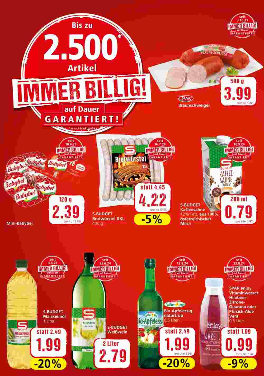 Spar Flugblatt (ab 10.10.2024) - Angebote und Prospekt - Seite 14