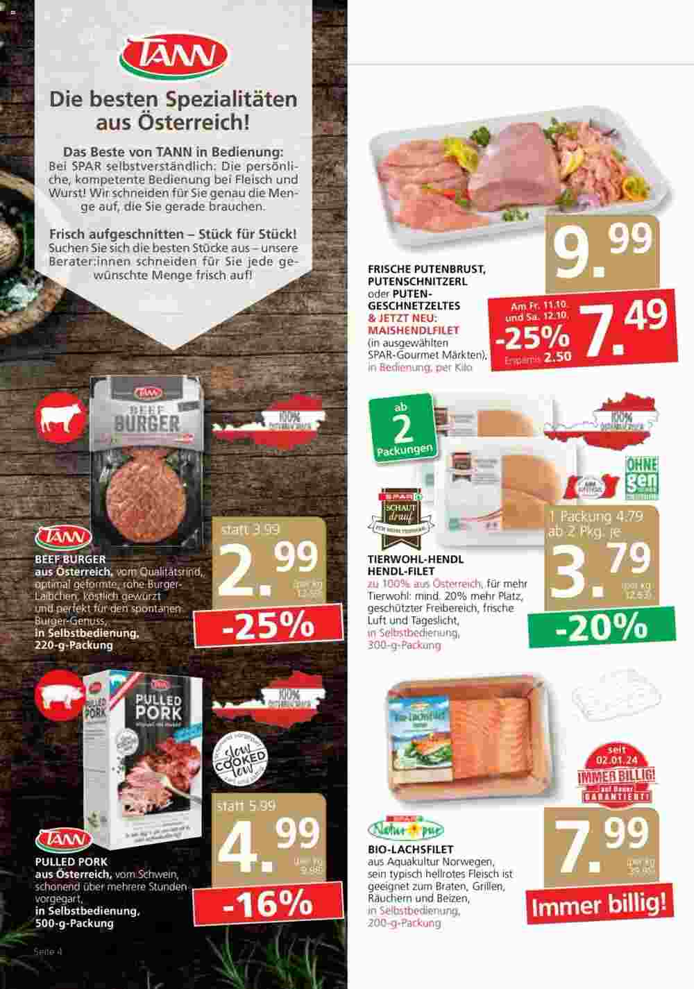 SPAR Gourmet Flugblatt (ab 10.10.2024) - Angebote und Prospekt - Seite 4