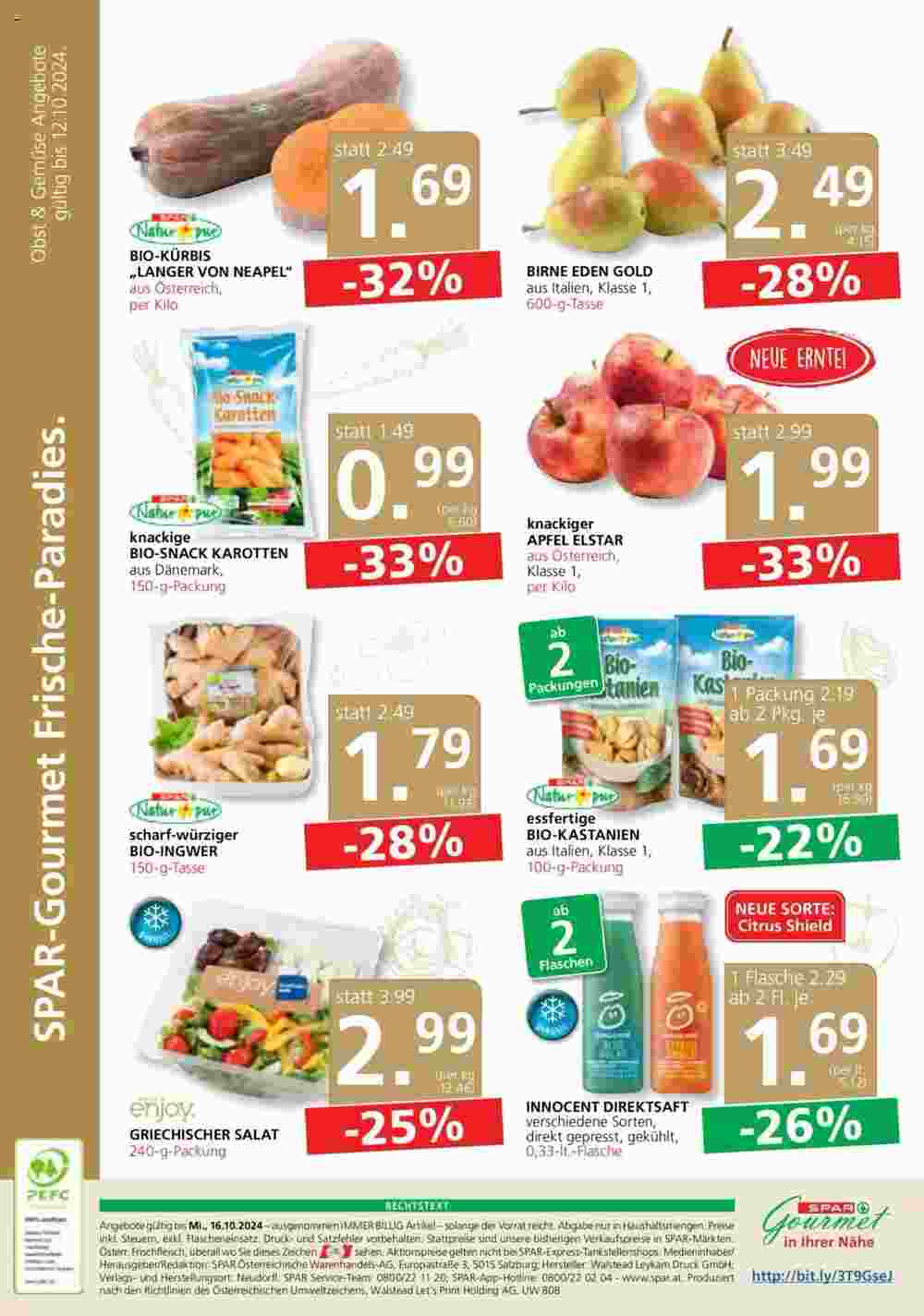 SPAR Gourmet Flugblatt (ab 10.10.2024) - Angebote und Prospekt - Seite 8