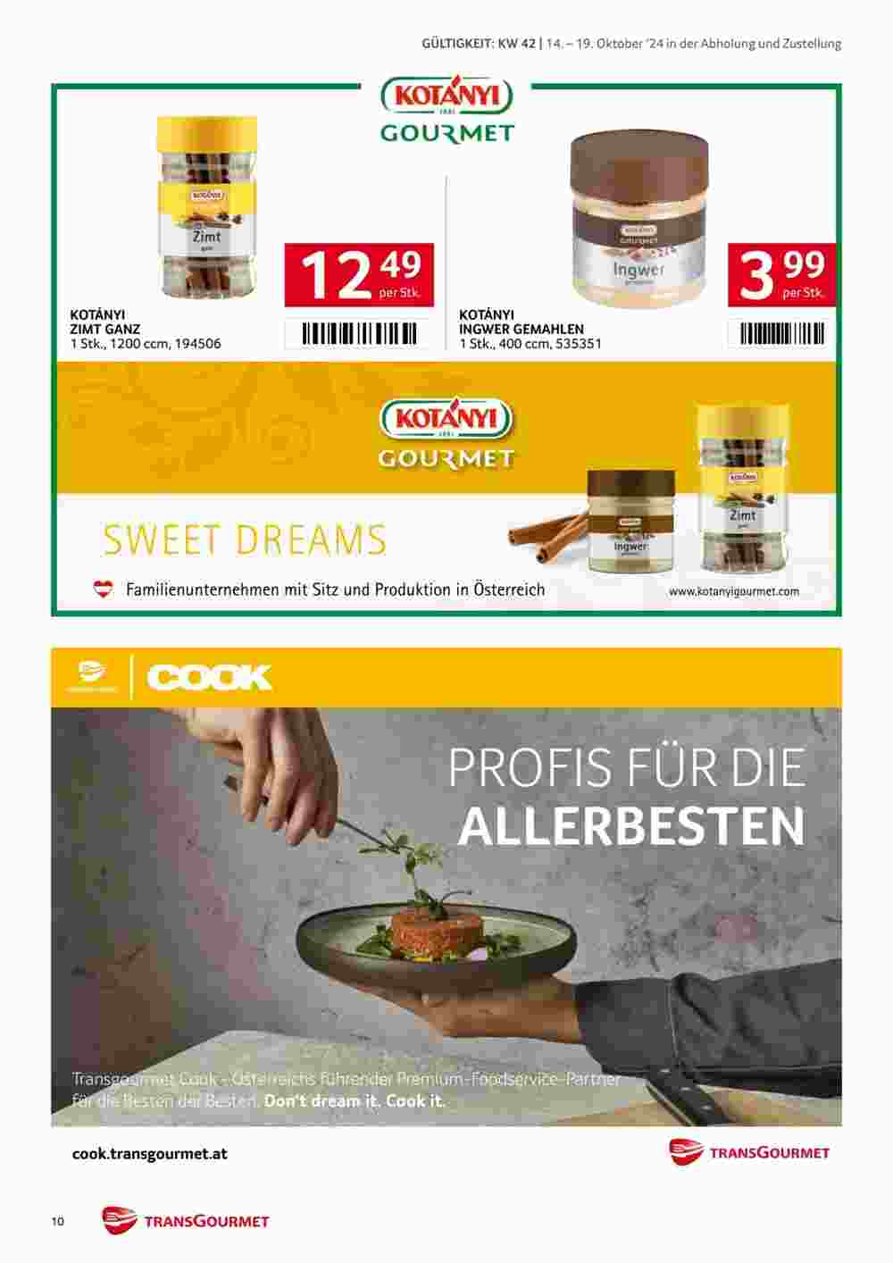 Transgourmet Flugblatt (ab 14.10.2024) - Angebote und Prospekt - Seite 10