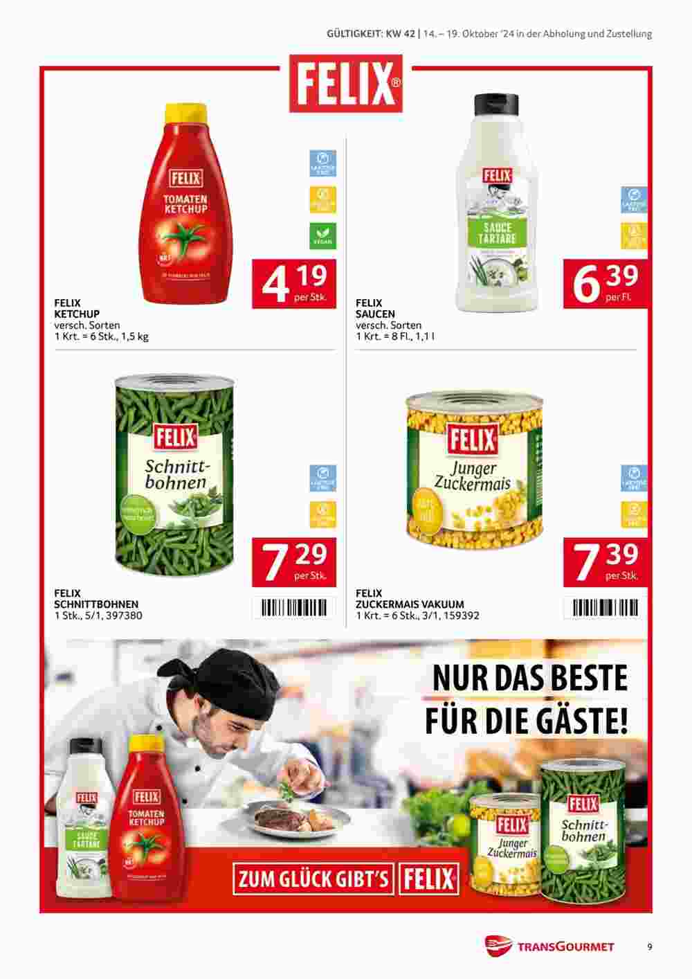 Transgourmet Flugblatt (ab 14.10.2024) - Angebote und Prospekt - Seite 9