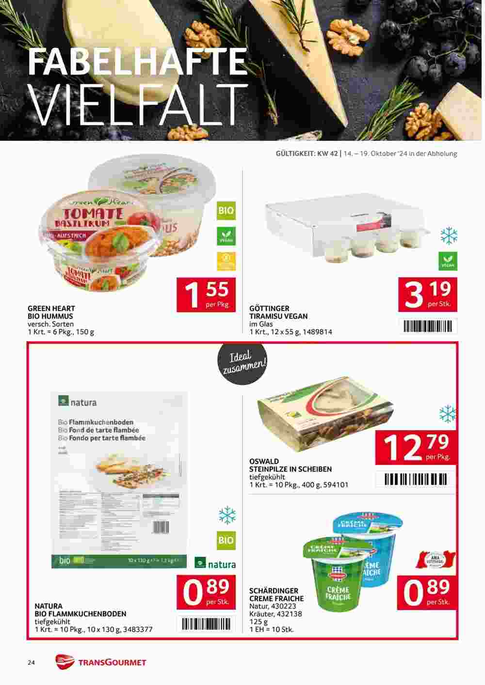 Transgourmet Flugblatt (ab 14.10.2024) - Angebote und Prospekt - Seite 24