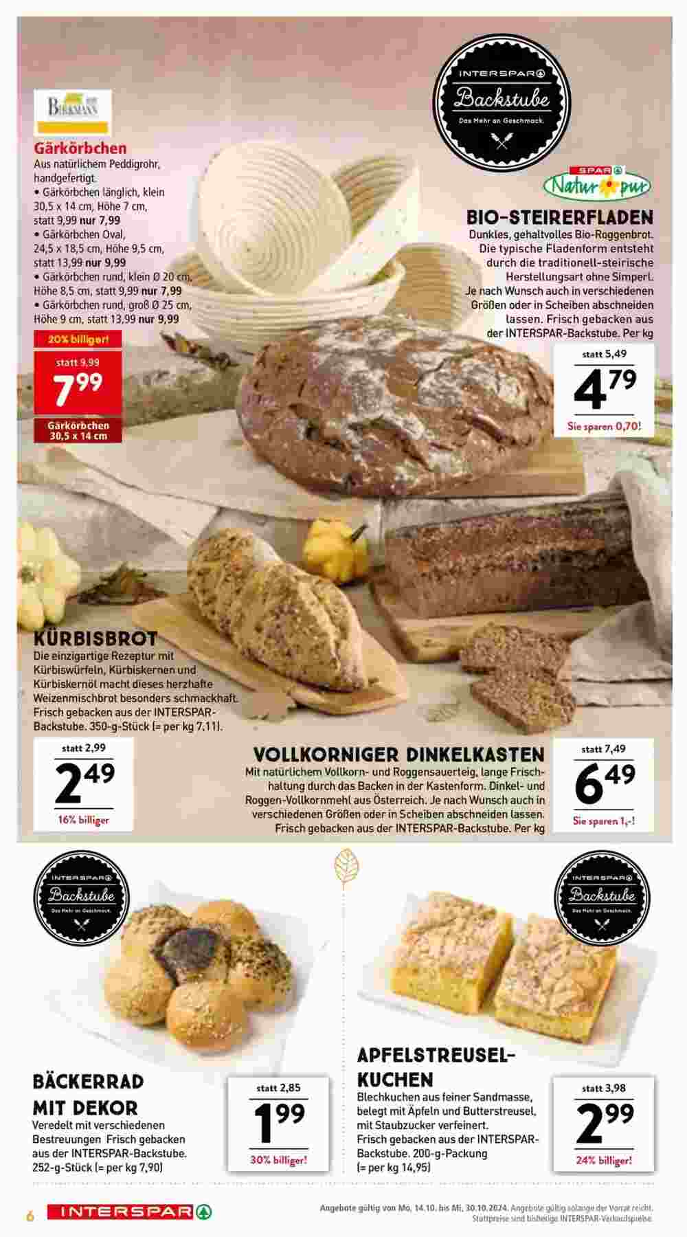 Interspar Flugblatt (ab 14.10.2024) - Angebote und Prospekt - Seite 6