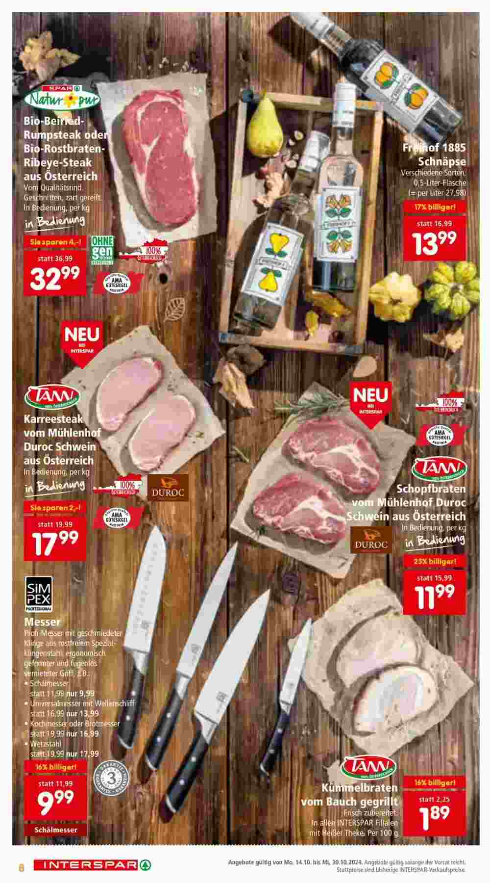 Interspar Flugblatt (ab 14.10.2024) - Angebote und Prospekt - Seite 8