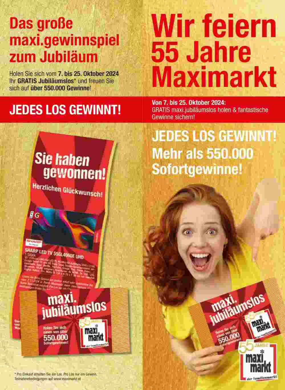 Maximarkt Flugblatt (ab 15.10.2024) - Angebote und Prospekt - Seite 1