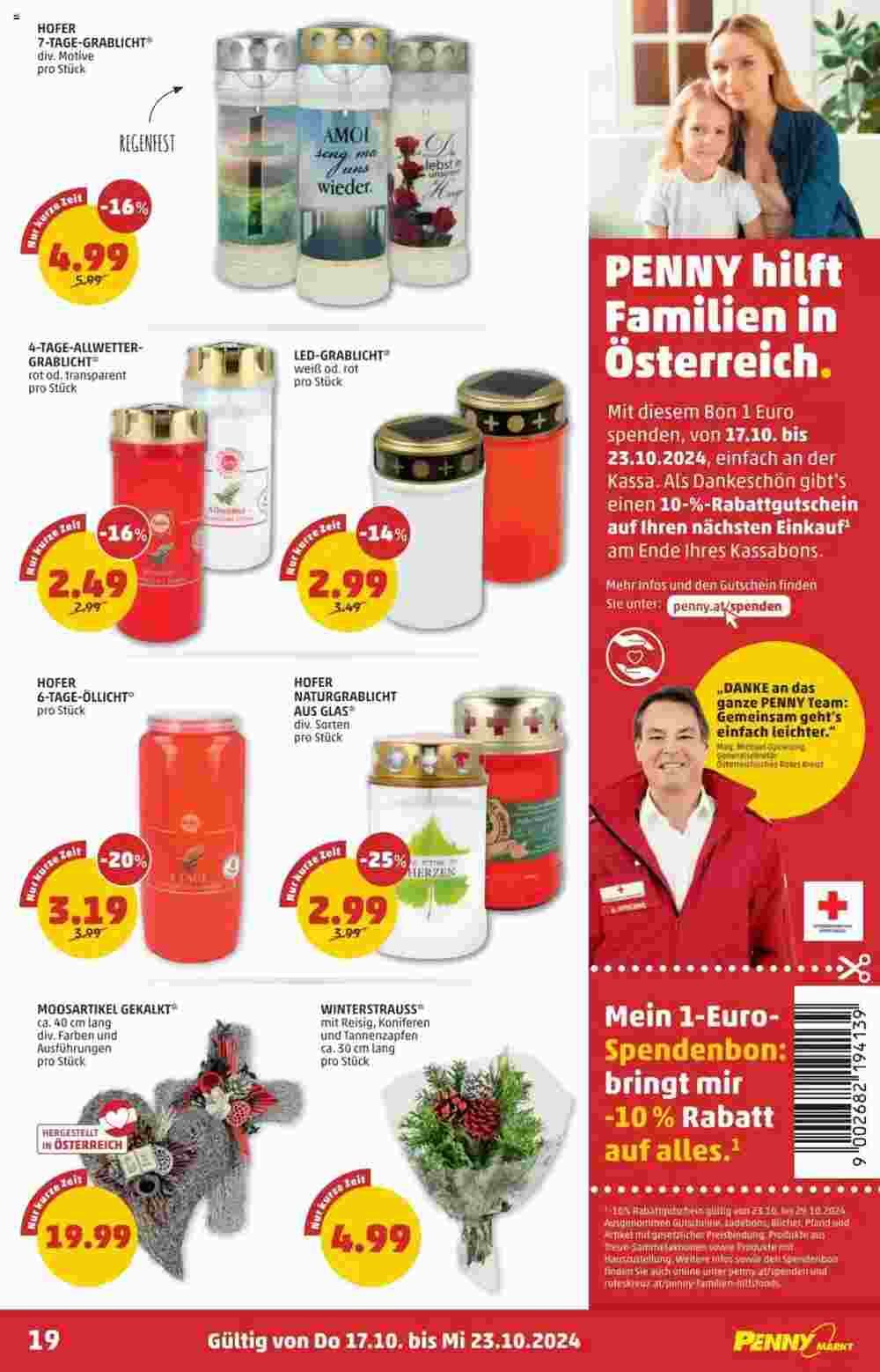 PENNY Flugblatt (ab 17.10.2024) - Angebote und Prospekt - Seite 19