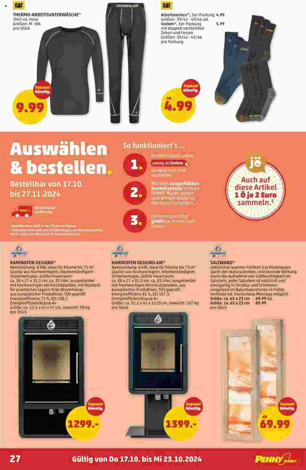 PENNY Flugblatt (ab 17.10.2024) - Angebote und Prospekt - Seite 27