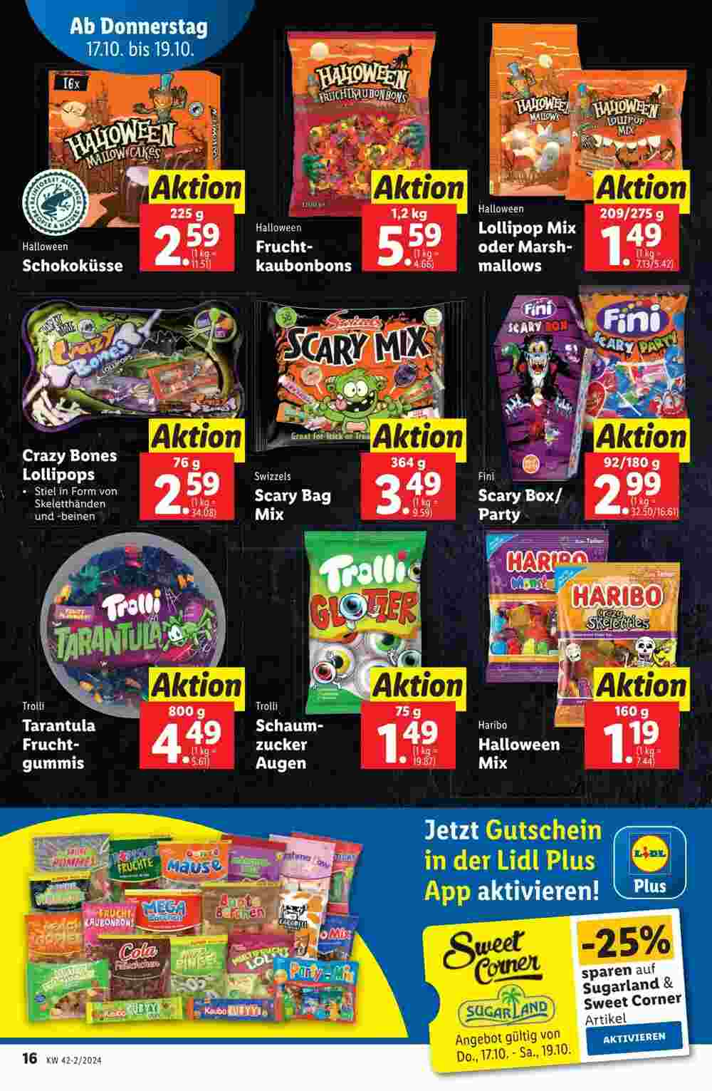 Lidl Flugblatt (ab 17.10.2024) - Angebote und Prospekt - Seite 16