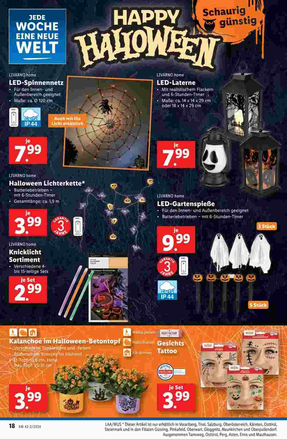 Lidl Flugblatt (ab 17.10.2024) - Angebote und Prospekt - Seite 18