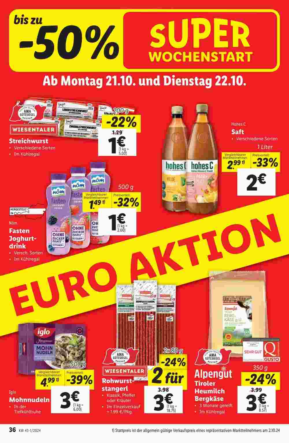 Lidl Flugblatt (ab 17.10.2024) - Angebote und Prospekt - Seite 40