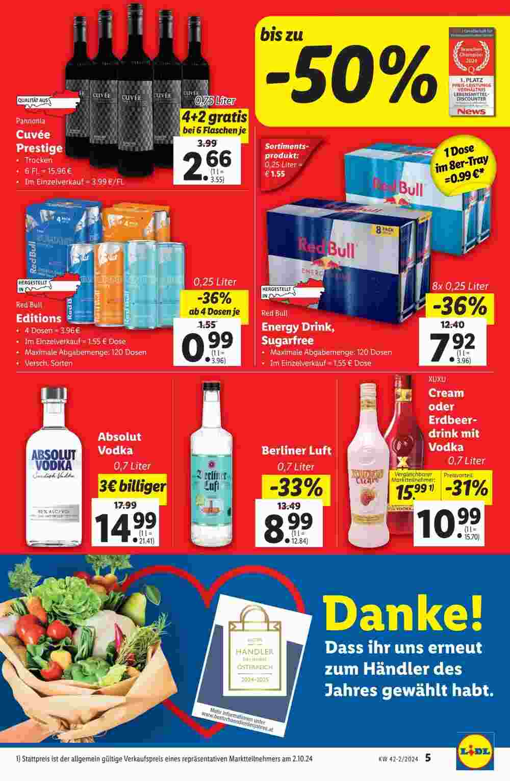 Lidl Flugblatt (ab 17.10.2024) - Angebote und Prospekt - Seite 5