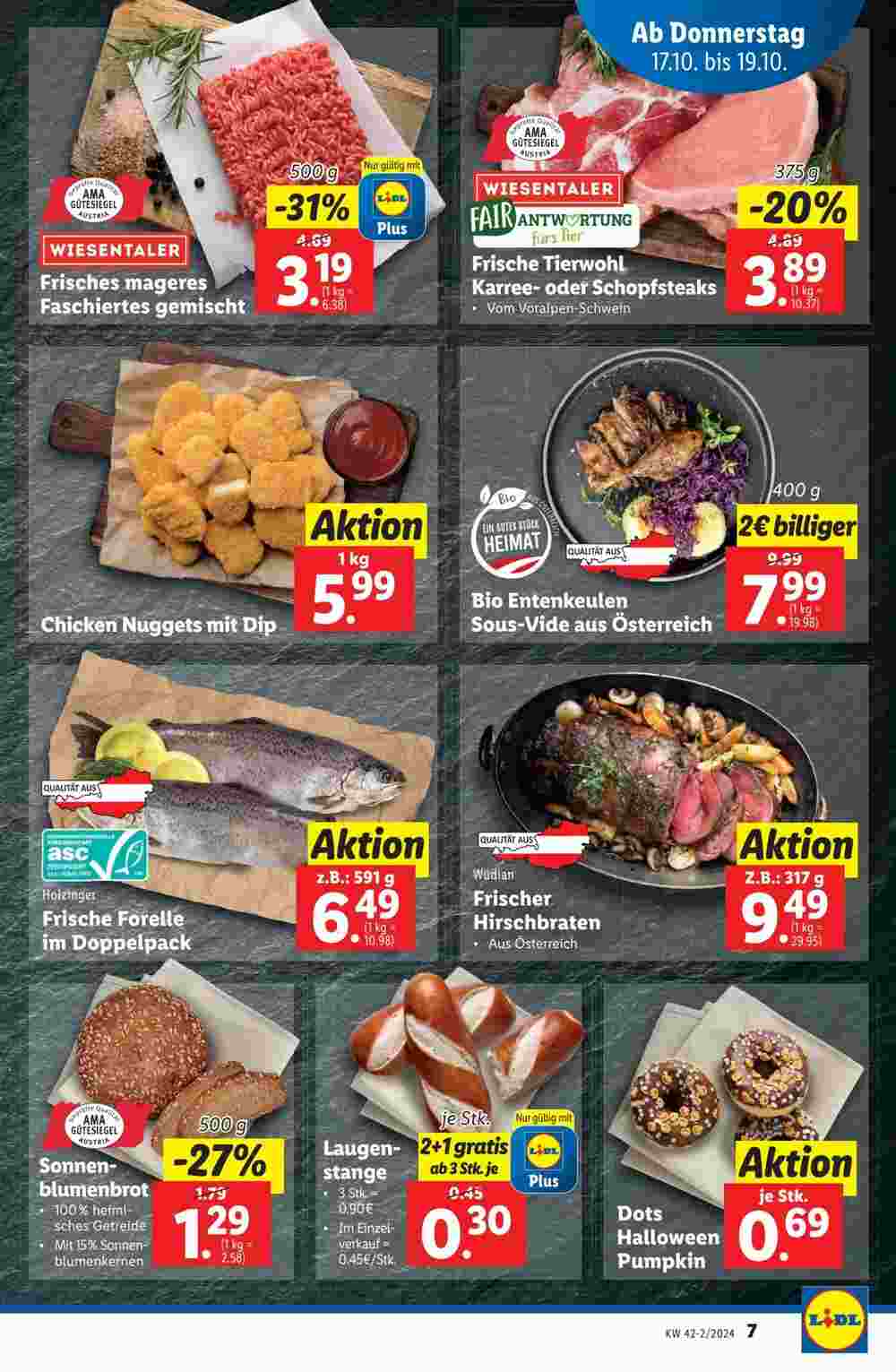 Lidl Flugblatt (ab 17.10.2024) - Angebote und Prospekt - Seite 7