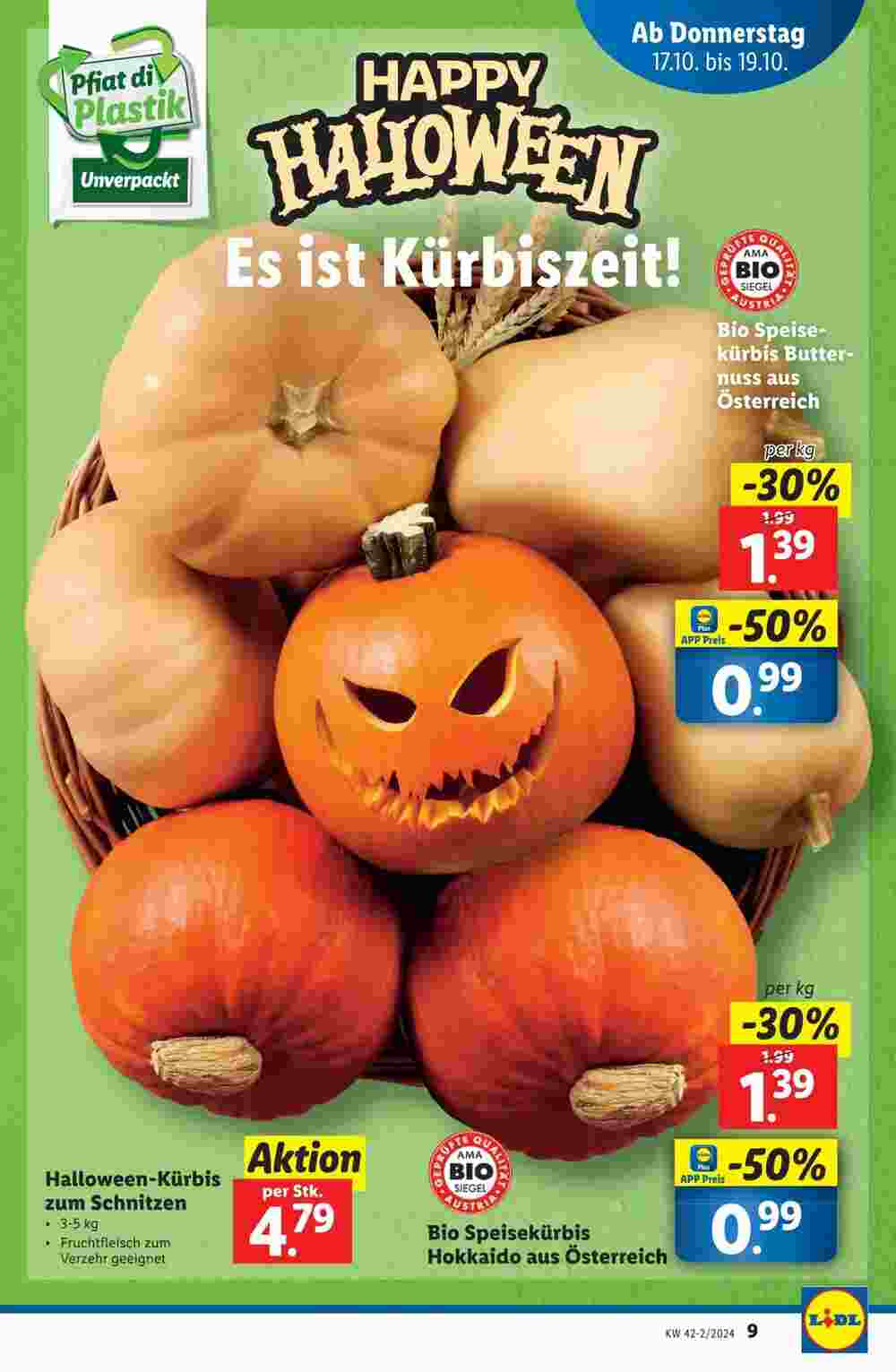 Lidl Flugblatt (ab 17.10.2024) - Angebote und Prospekt - Seite 9