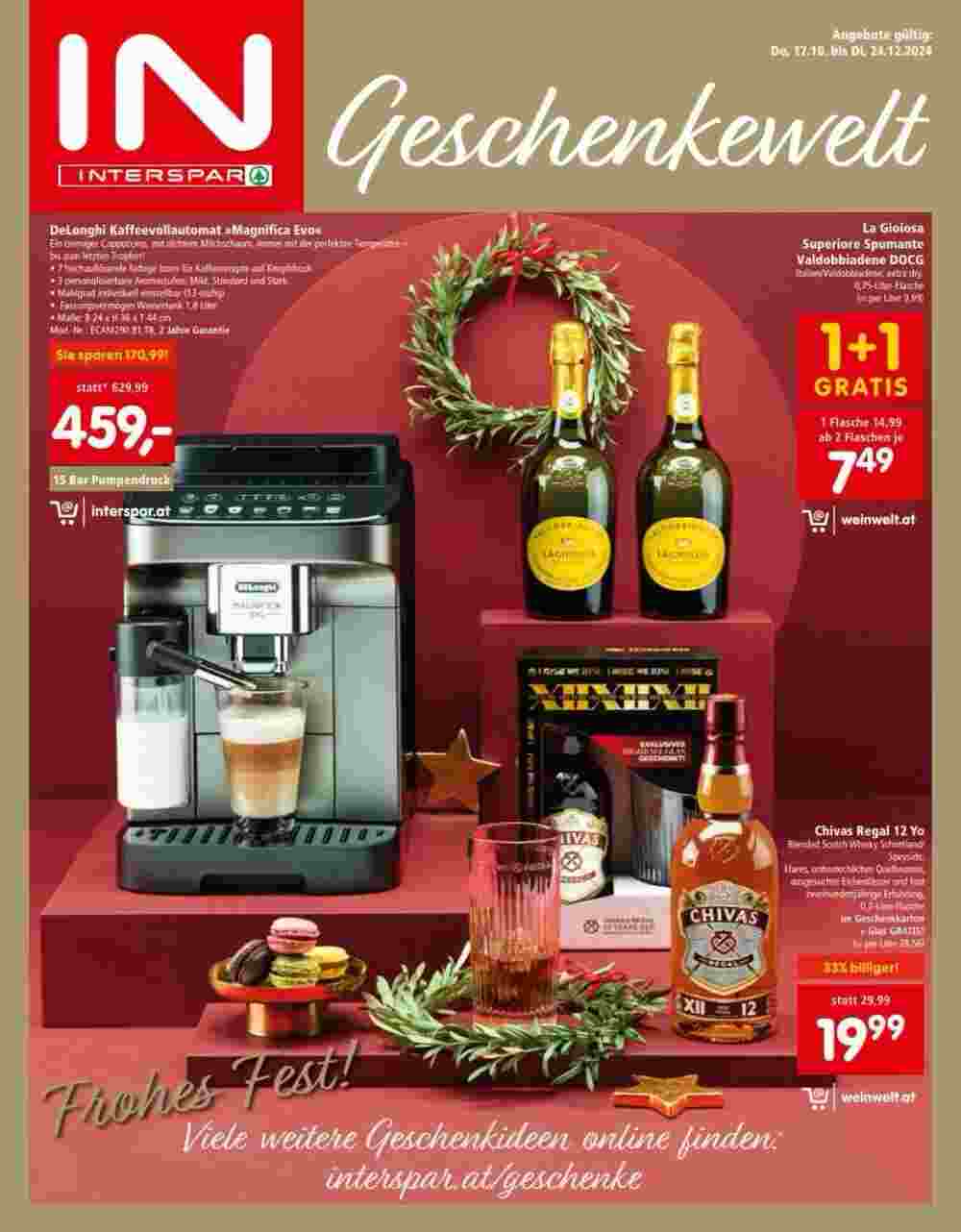 Interspar Flugblatt (ab 17.10.2024) - Angebote und Prospekt - Seite 1