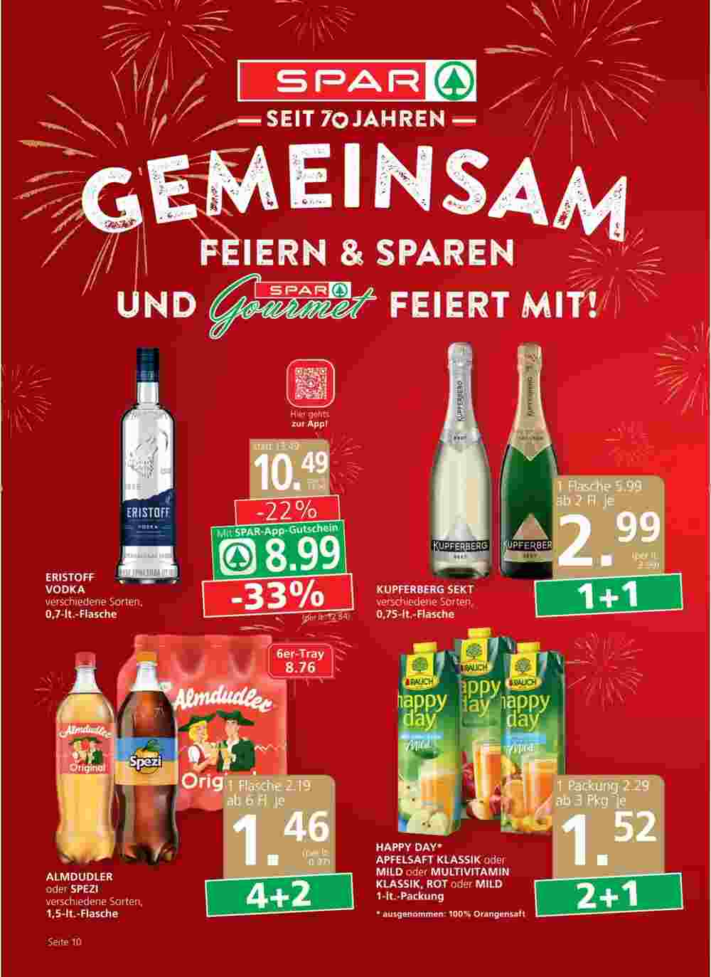 SPAR Gourmet Flugblatt (ab 17.10.2024) - Angebote und Prospekt - Seite 10