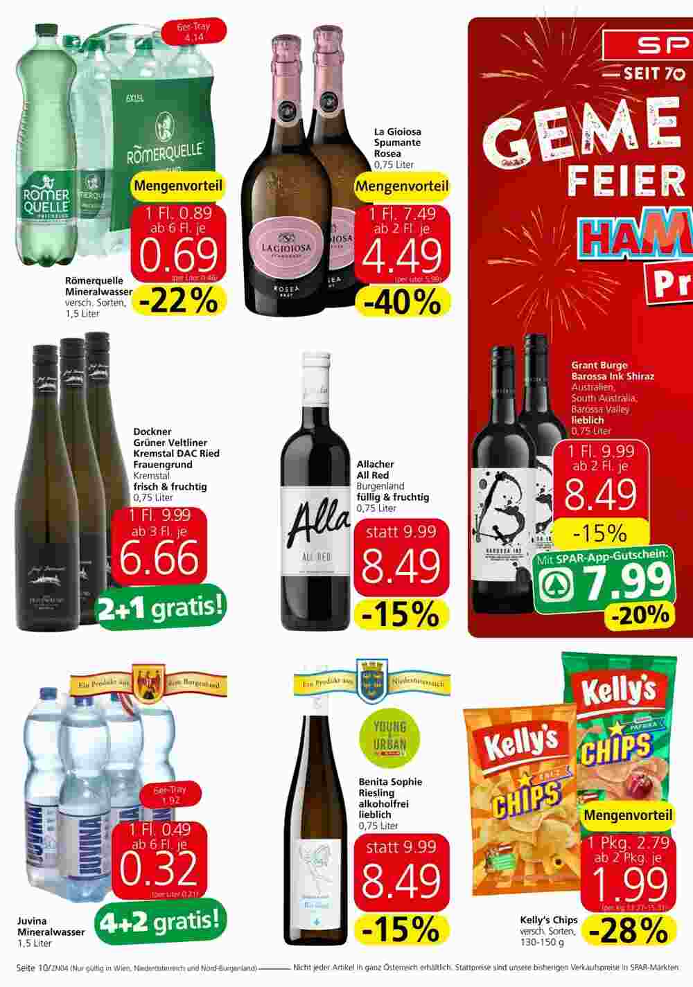 Spar Flugblatt (ab 17.10.2024) - Angebote und Prospekt - Seite 10