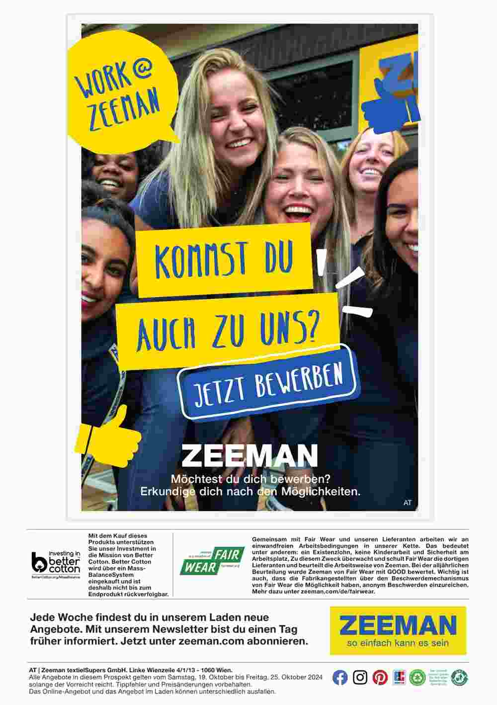 Zeeman Flugblatt (ab 19.10.2024) - Angebote und Prospekt - Seite 2