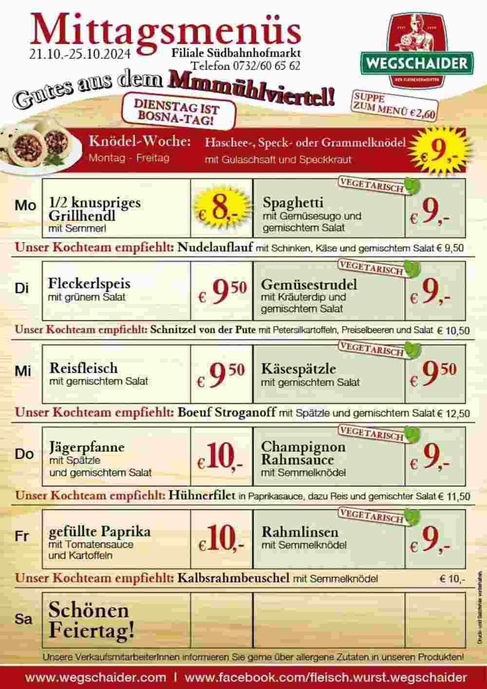 Wegschaider Flugblatt (ab 21.10.2024) - Angebote und Prospekt - Seite 3