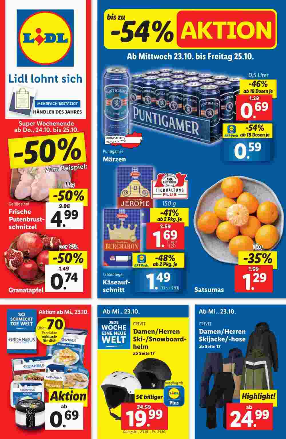 Lidl Flugblatt (ab 23.10.2024) - Angebote und Prospekt - Seite 1