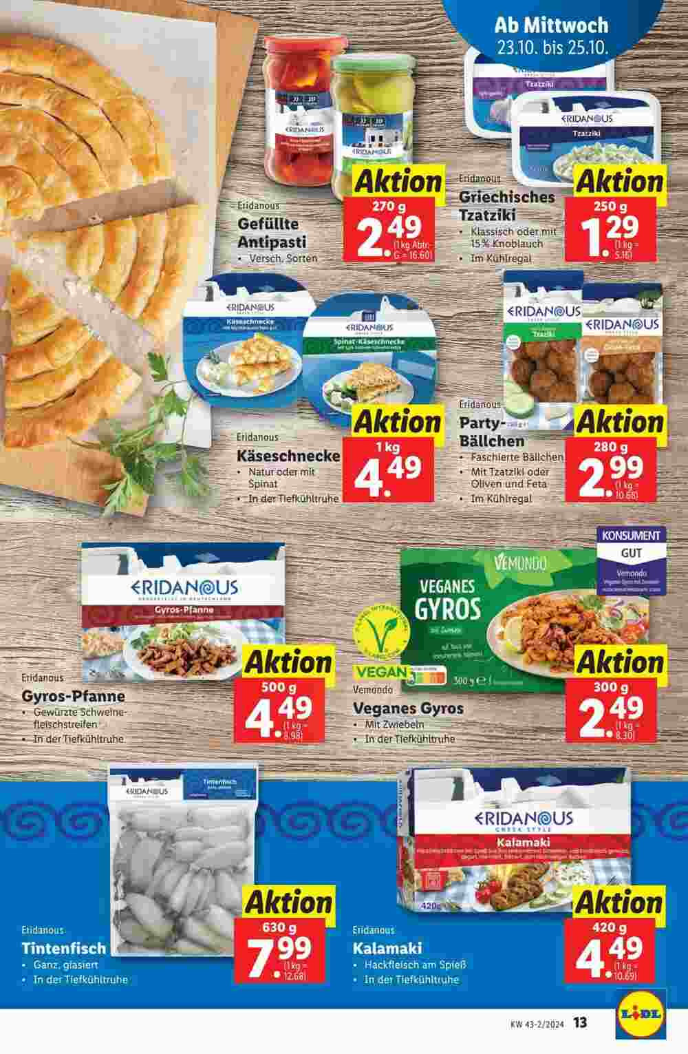 Lidl Flugblatt (ab 23.10.2024) - Angebote und Prospekt - Seite 13