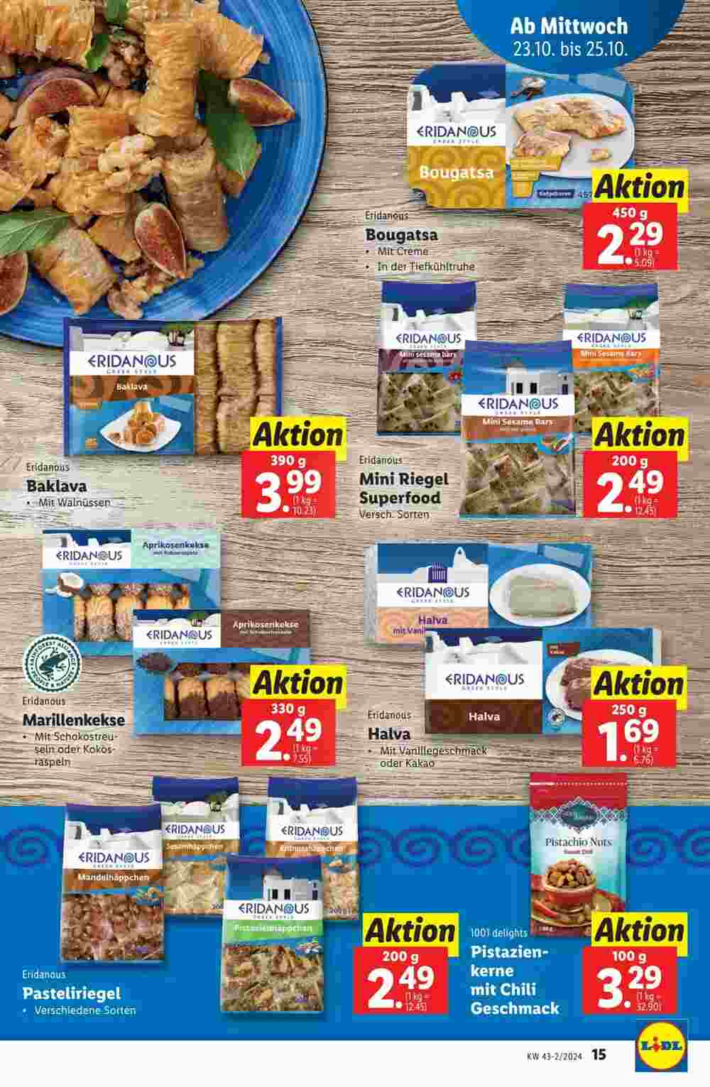 Lidl Flugblatt (ab 23.10.2024) - Angebote und Prospekt - Seite 15