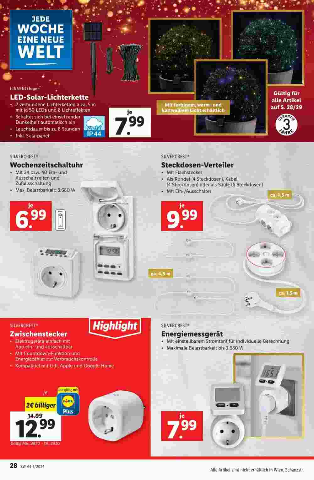 Lidl Flugblatt (ab 23.10.2024) - Angebote und Prospekt - Seite 30