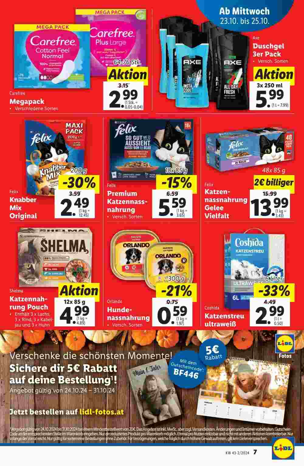 Lidl Flugblatt (ab 23.10.2024) - Angebote und Prospekt - Seite 7