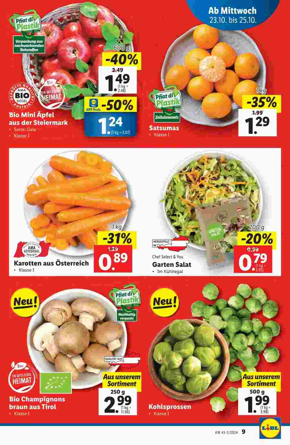 Lidl Flugblatt (ab 23.10.2024) - Angebote und Prospekt - Seite 9