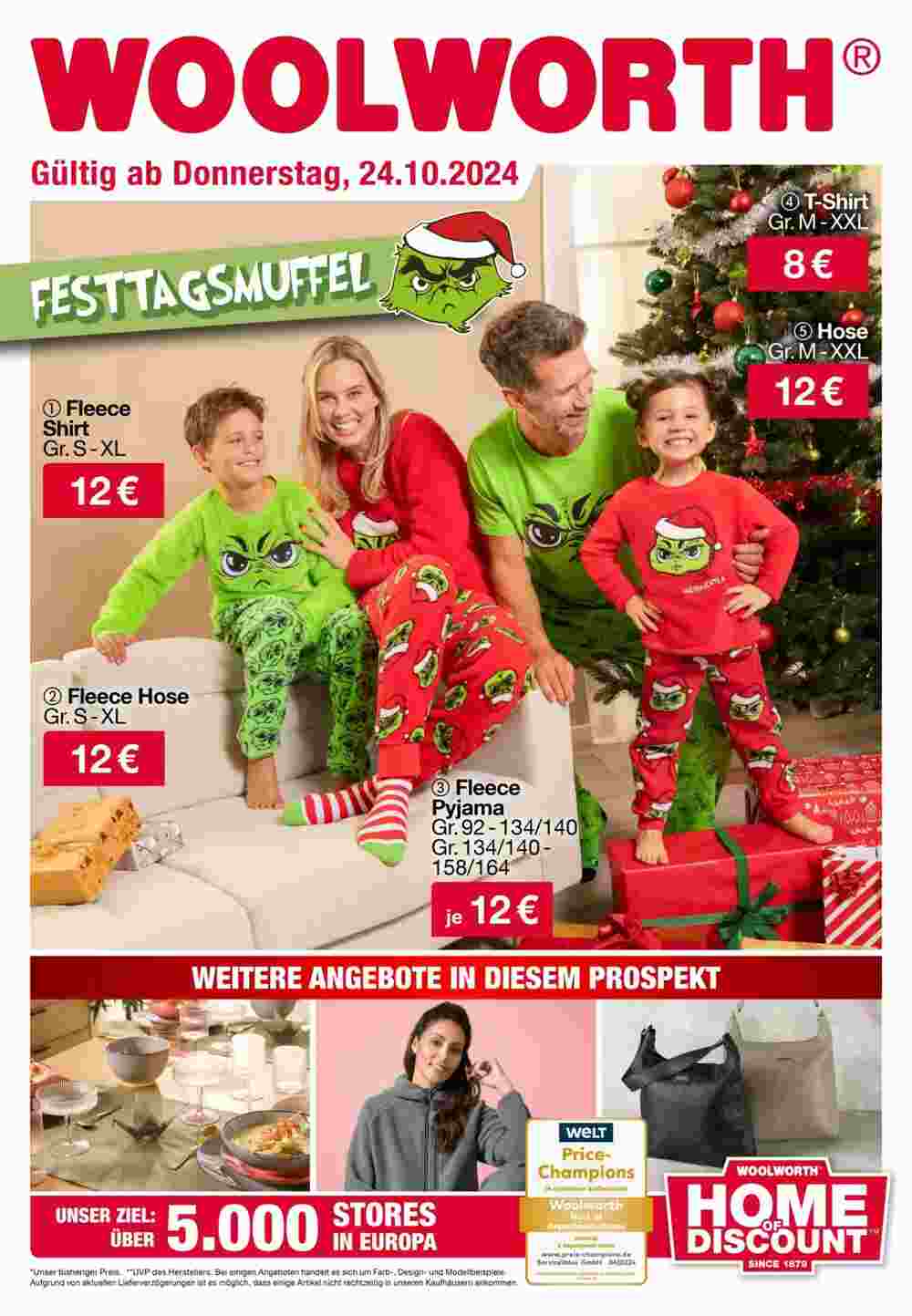 Woolworth Flugblatt (ab 24.10.2024) - Angebote und Prospekt - Seite 1