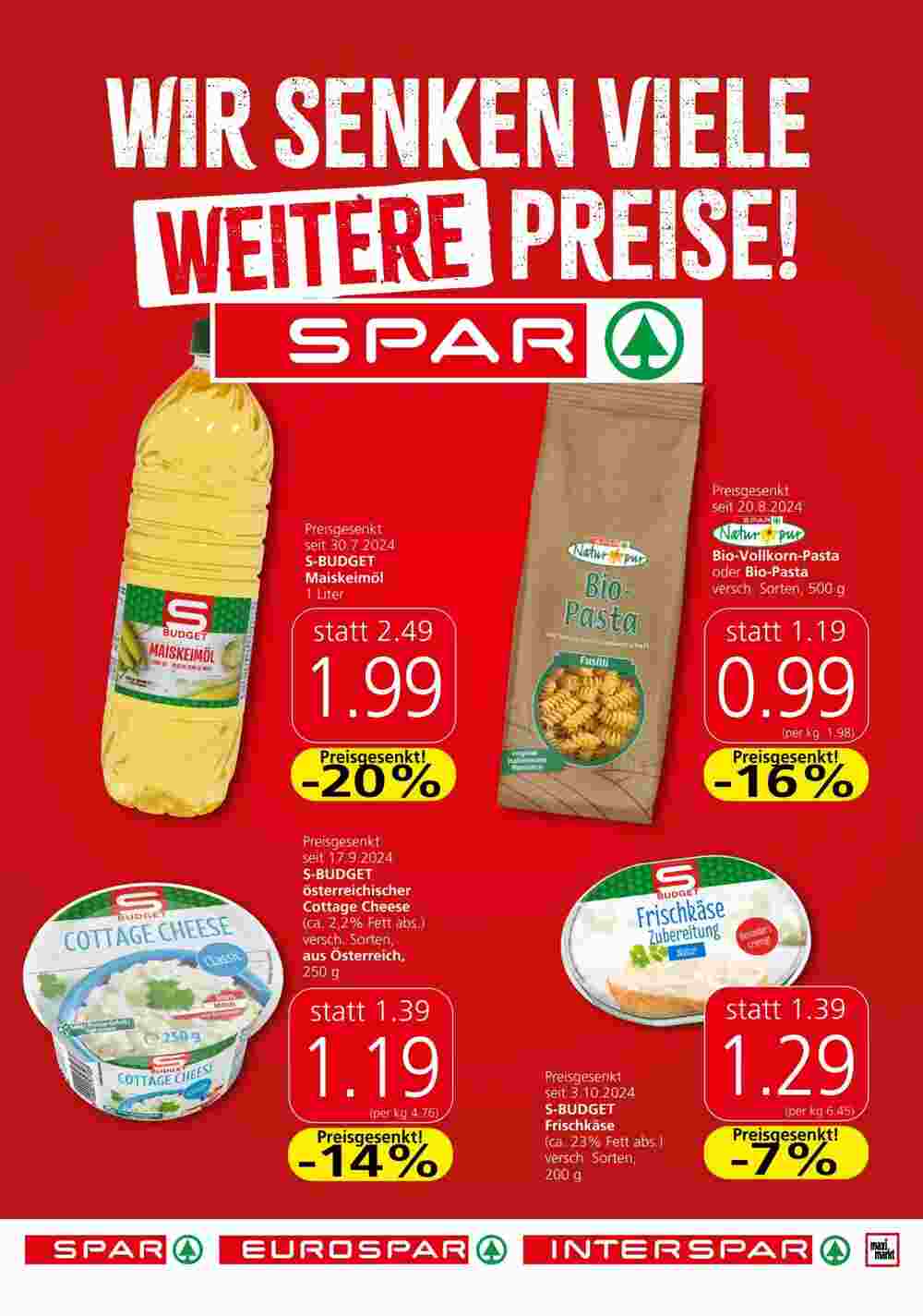 Spar Flugblatt (ab 24.10.2024) - Angebote und Prospekt - Seite 13