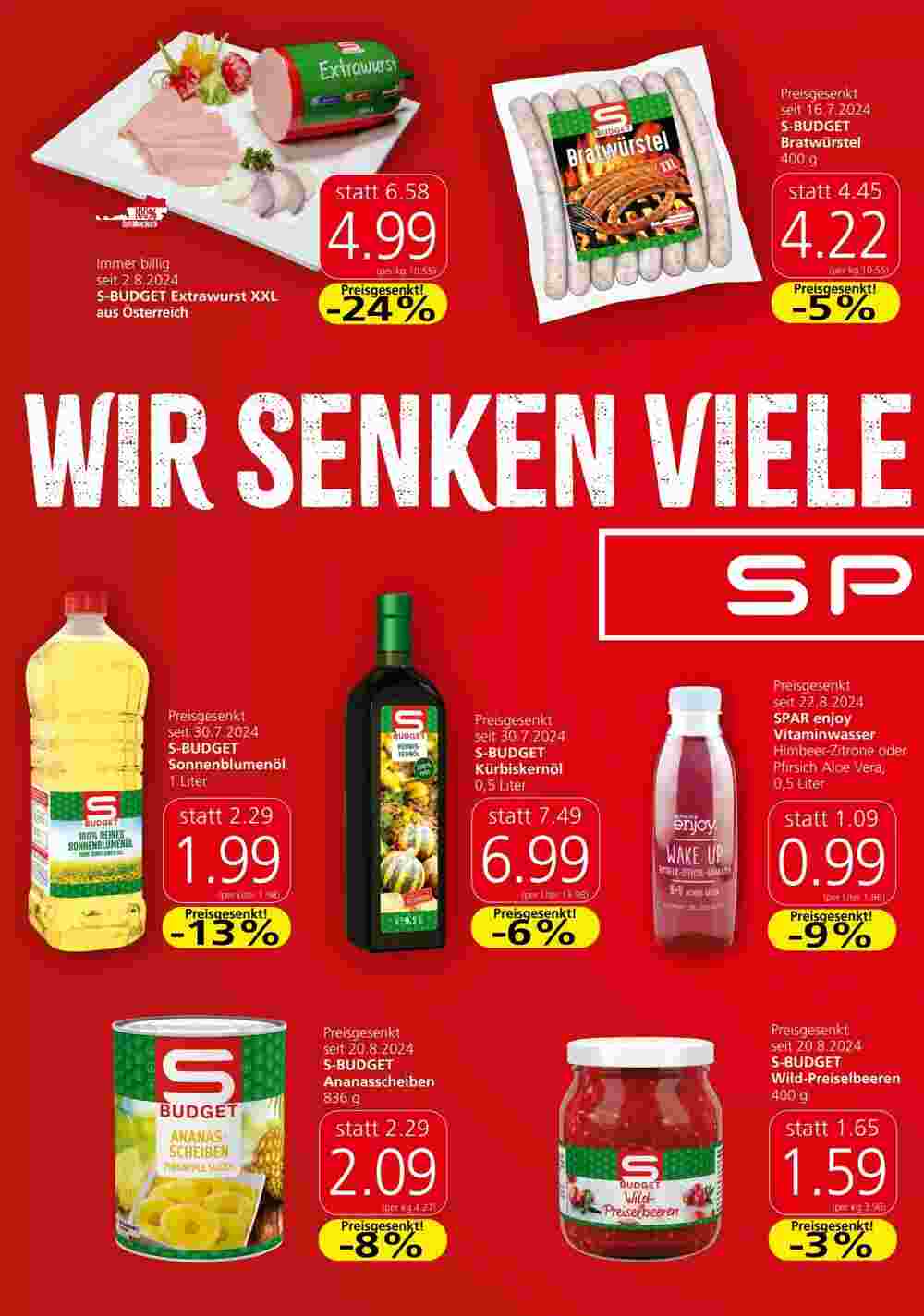 Spar Flugblatt (ab 24.10.2024) - Angebote und Prospekt - Seite 14