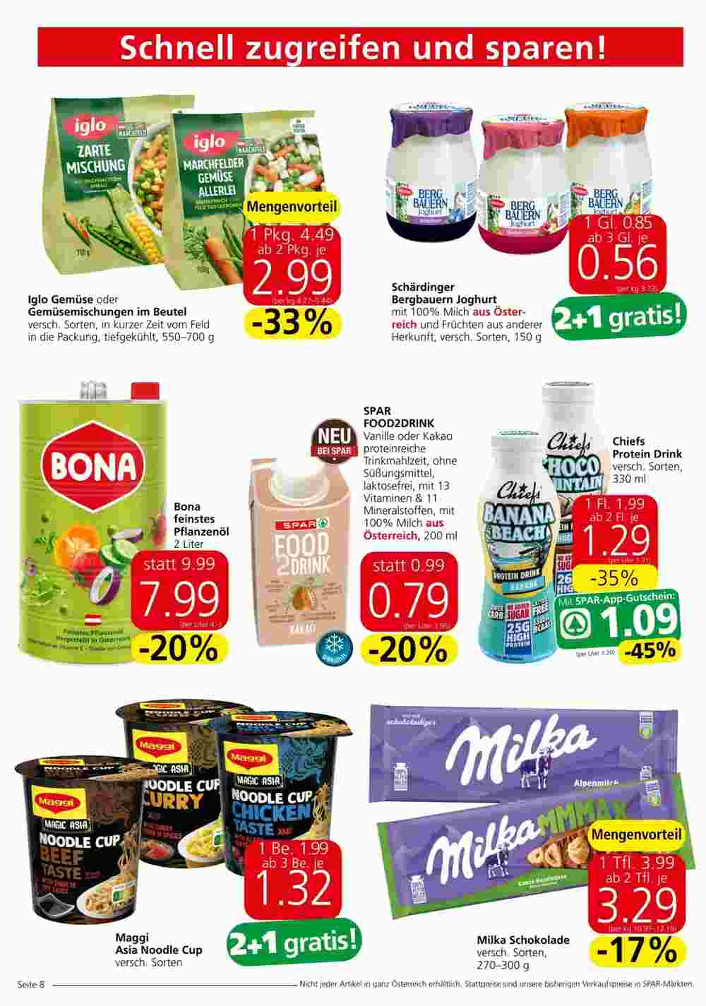 Spar Flugblatt (ab 24.10.2024) - Angebote und Prospekt - Seite 8