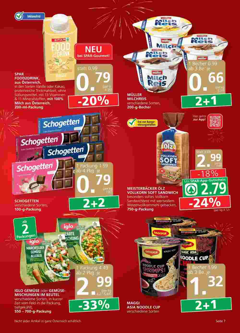 SPAR Gourmet Flugblatt (ab 24.10.2024) - Angebote und Prospekt - Seite 7