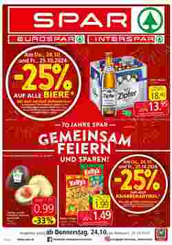 Eurospar Flugblatt (ab 24.10.2024) - Angebote und Prospekt