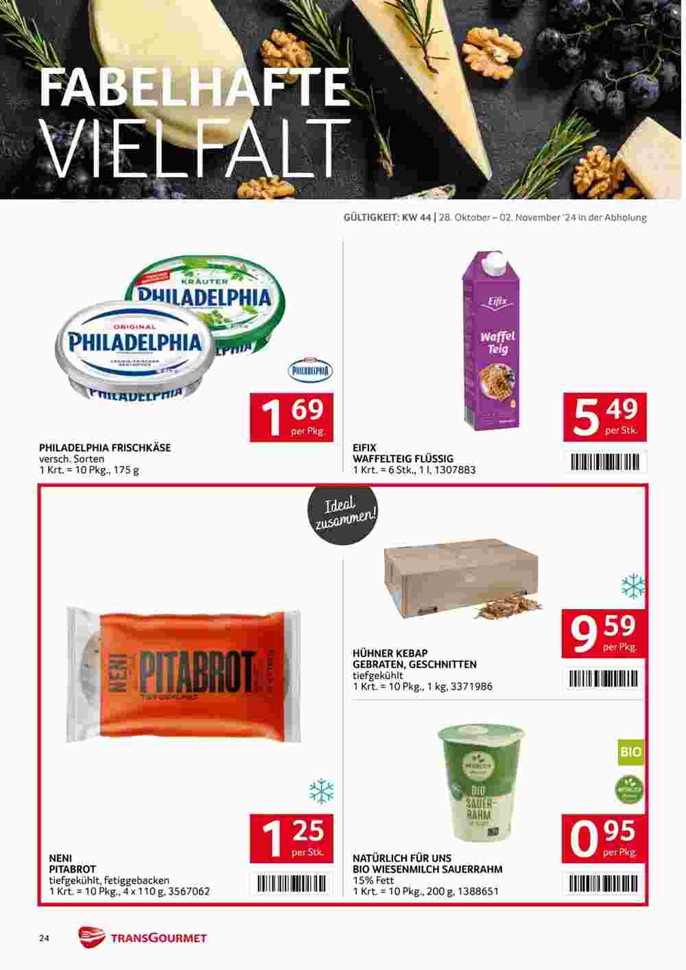 Transgourmet Flugblatt (ab 28.10.2024) - Angebote und Prospekt - Seite 24