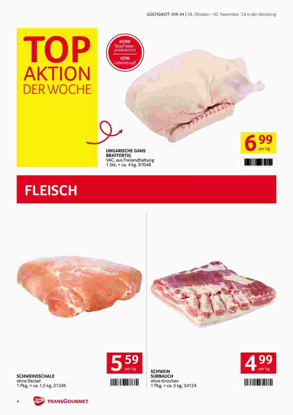 Transgourmet Flugblatt (ab 28.10.2024) - Angebote und Prospekt - Seite 4