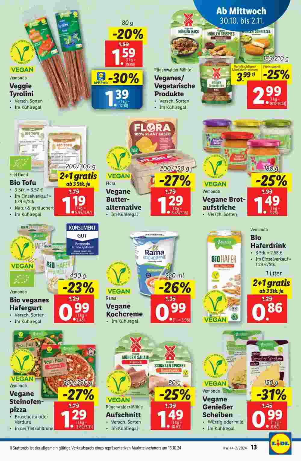 Lidl Flugblatt (ab 30.10.2024) - Angebote und Prospekt - Seite 13