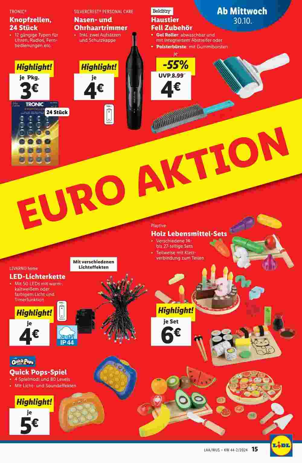 Lidl Flugblatt (ab 30.10.2024) - Angebote und Prospekt - Seite 15