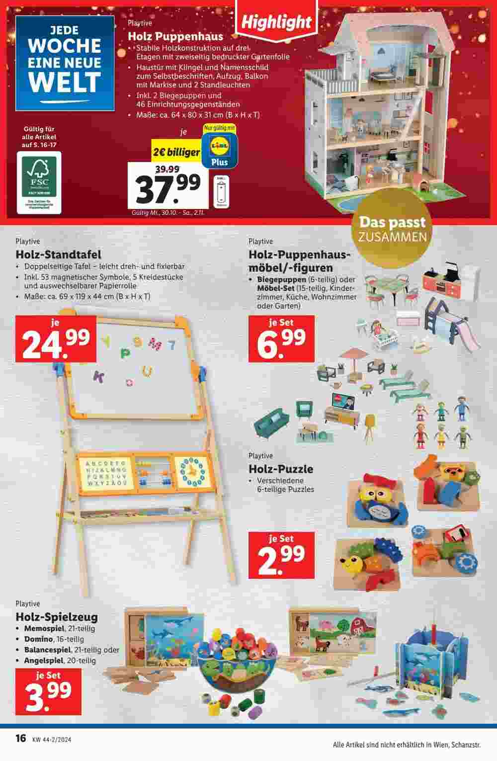 Lidl Flugblatt (ab 30.10.2024) - Angebote und Prospekt - Seite 16