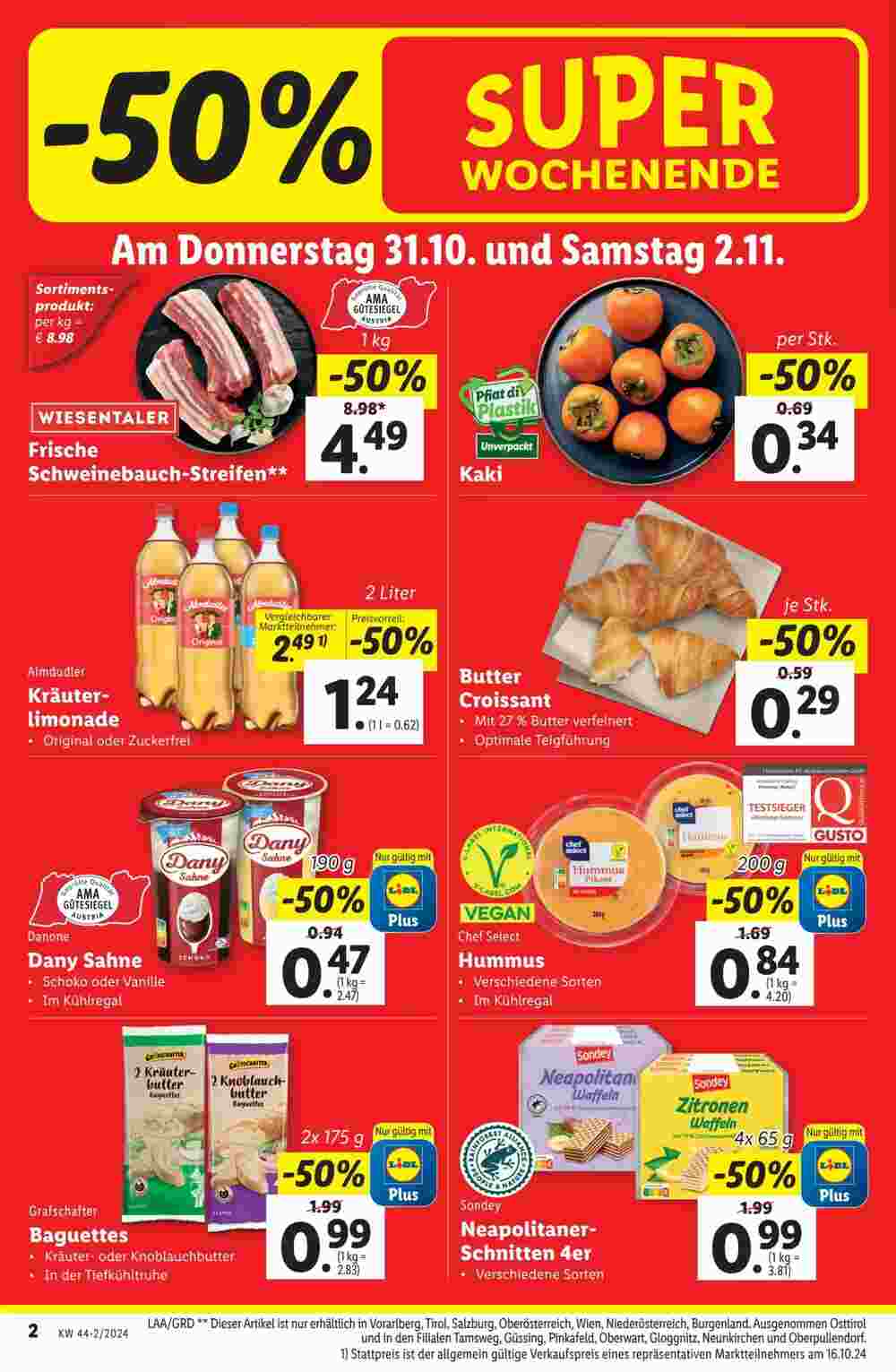 Lidl Flugblatt (ab 30.10.2024) - Angebote und Prospekt - Seite 2