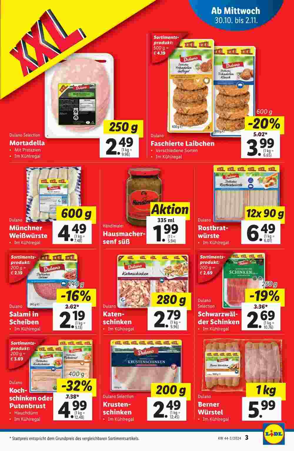 Lidl Flugblatt (ab 30.10.2024) - Angebote und Prospekt - Seite 3