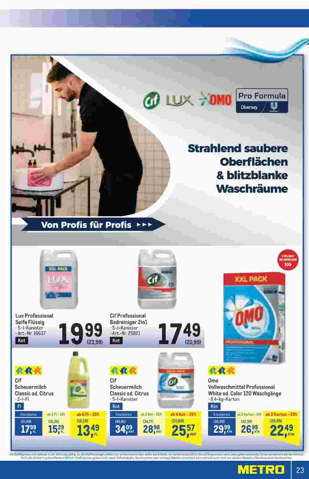 Metro Flugblatt (ab 31.10.2024) - Angebote und Prospekt - Seite 23