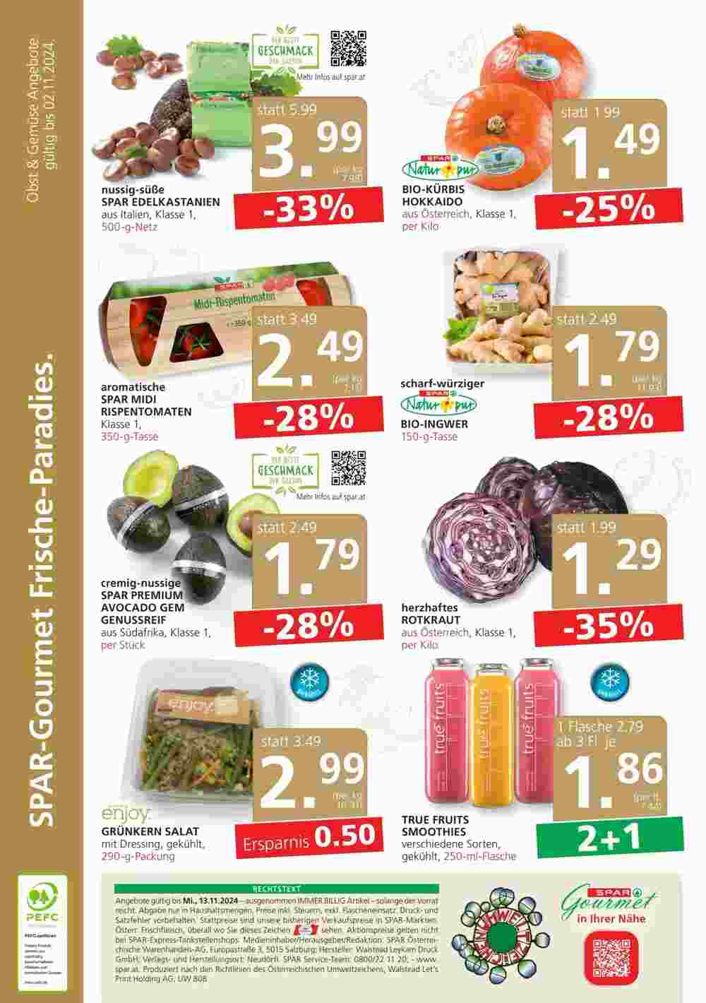 SPAR Gourmet Flugblatt (ab 31.10.2024) - Angebote und Prospekt - Seite 12