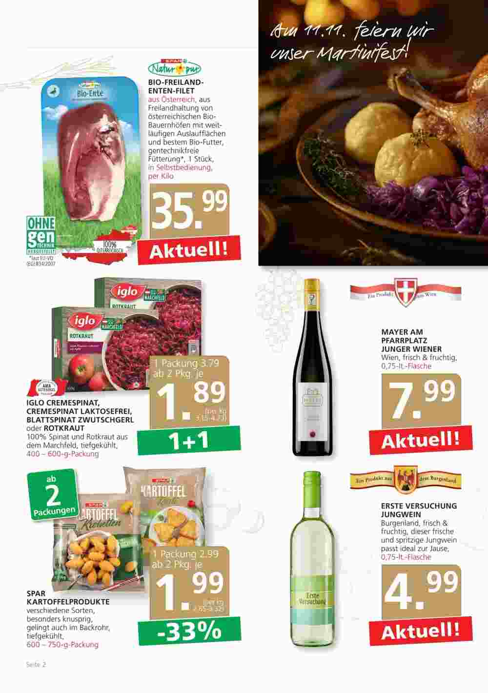 SPAR Gourmet Flugblatt (ab 31.10.2024) - Angebote und Prospekt - Seite 2