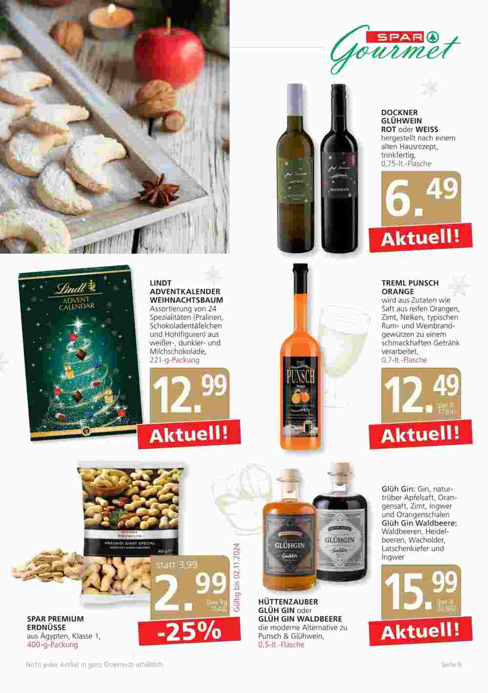 SPAR Gourmet Flugblatt (ab 31.10.2024) - Angebote und Prospekt - Seite 9