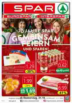 Spar Flugblatt (ab 31.10.2024) - Angebote und Prospekt