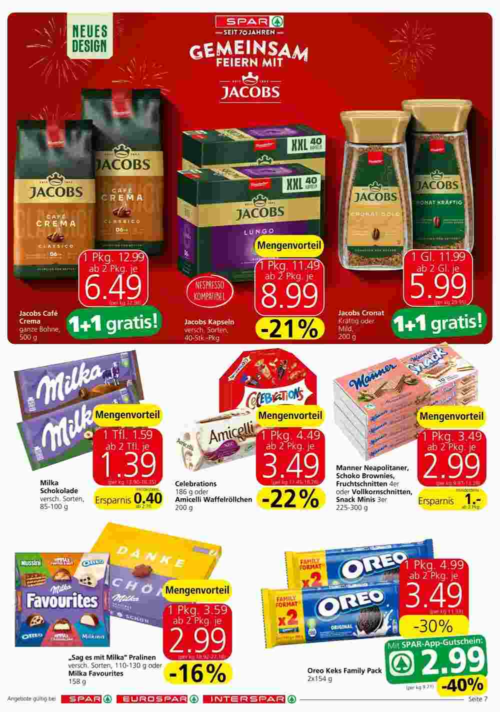 Spar Flugblatt (ab 31.10.2024) - Angebote und Prospekt - Seite 7