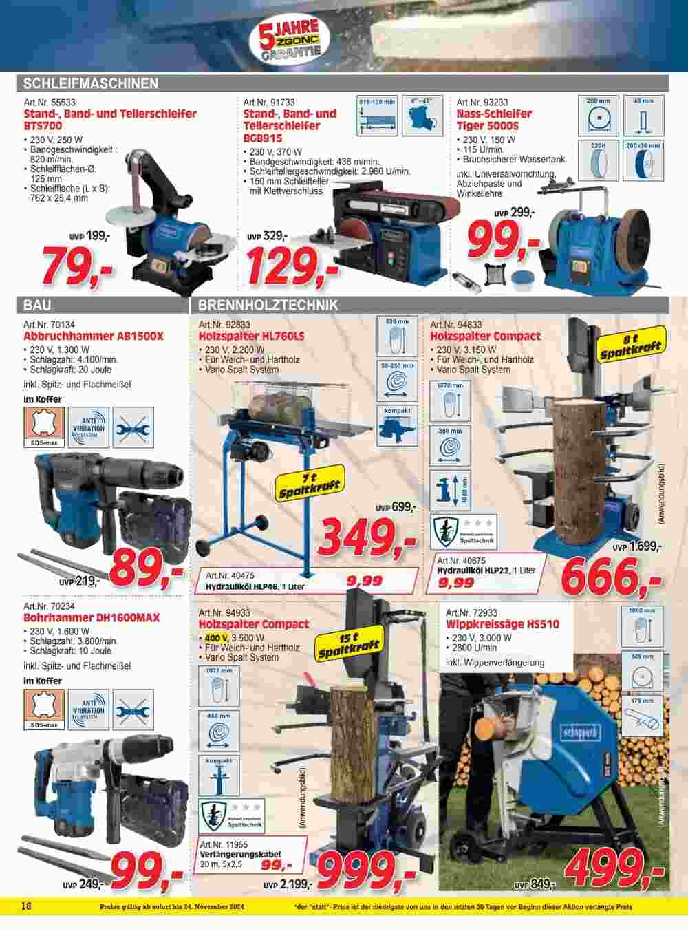 Zgonc Flugblatt (ab 01.11.2024) - Angebote und Prospekt - Seite 18