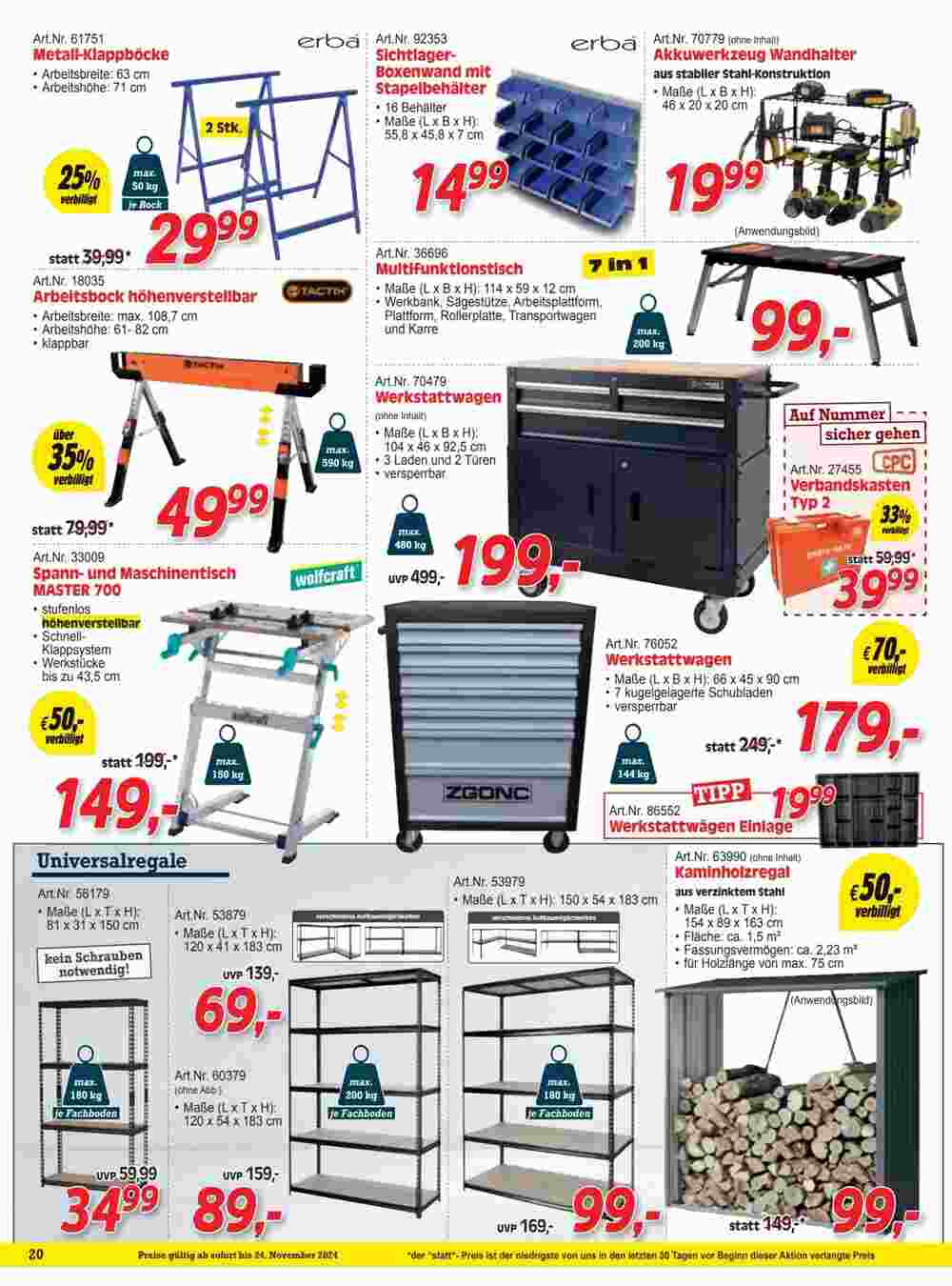 Zgonc Flugblatt (ab 01.11.2024) - Angebote und Prospekt - Seite 20